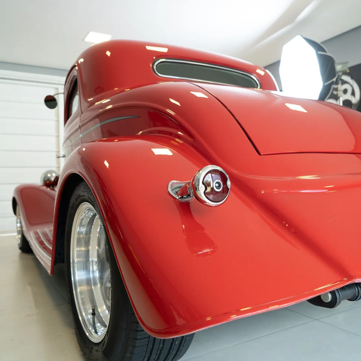 Hot rod vermelho finalizado no Studio Detail Box68